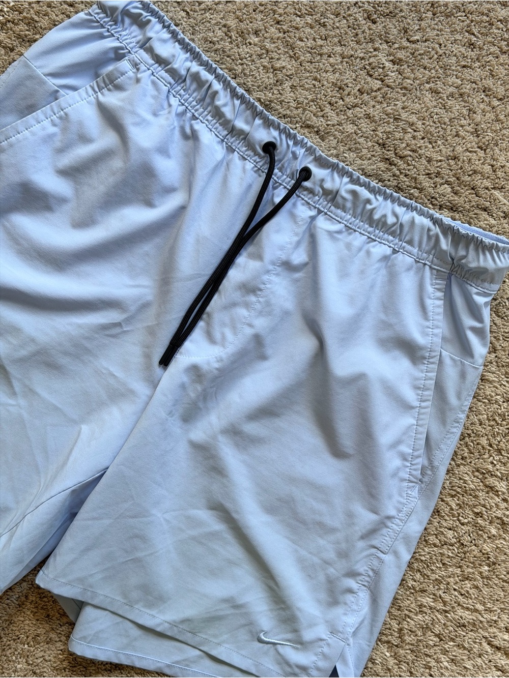 Nike Men's Unlimited Versatile 7" Shorts, Size L, Dri-Fit, Light Blue